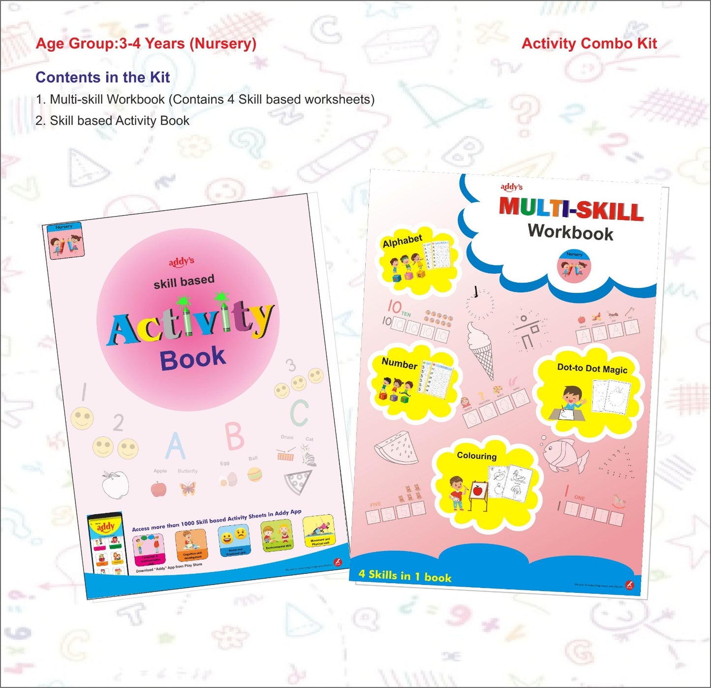 Activity Combo Kit- Nursery (3-4 Year)
