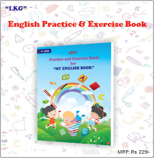 LKG English Practice Exercises Book