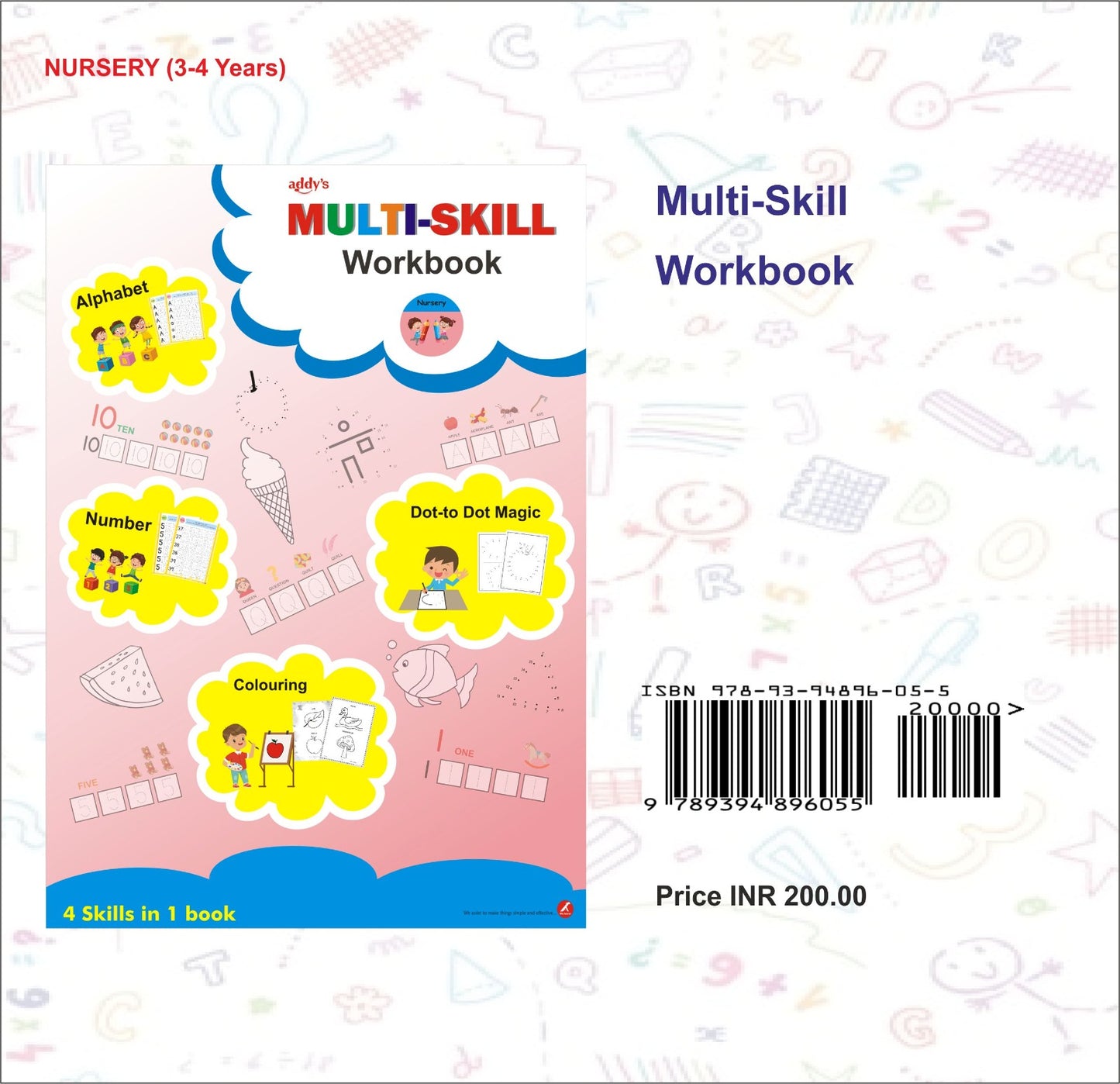 Multi Skill Work Book: 3-4 years