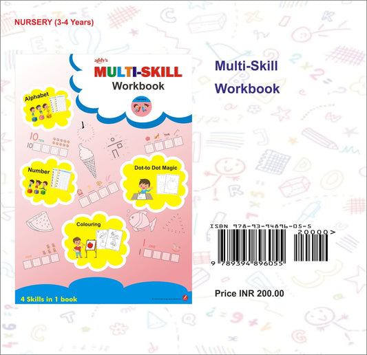 Multi Skill Work Book: 3-4 years