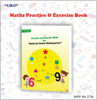 UKG Math Practice & Exercises Book